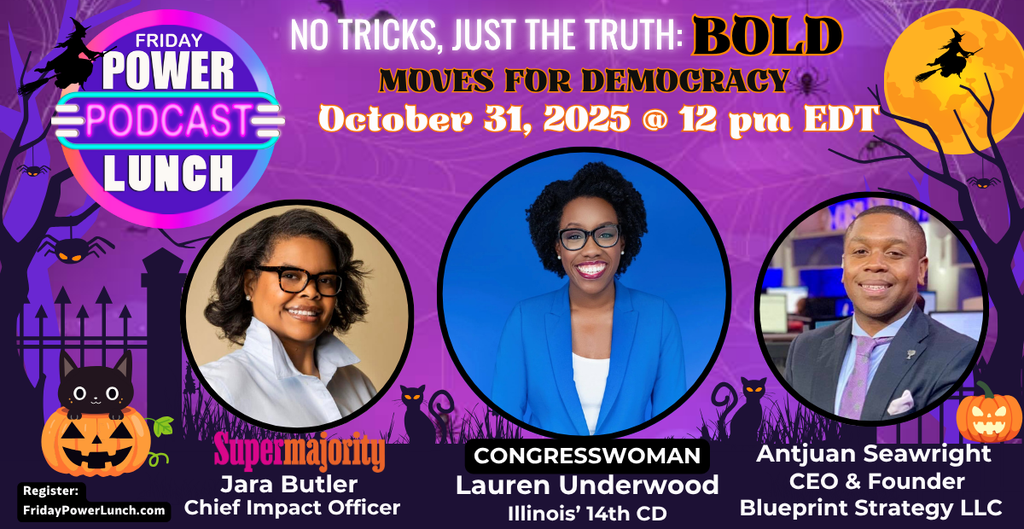 This week's Friday Power Lunch at noon