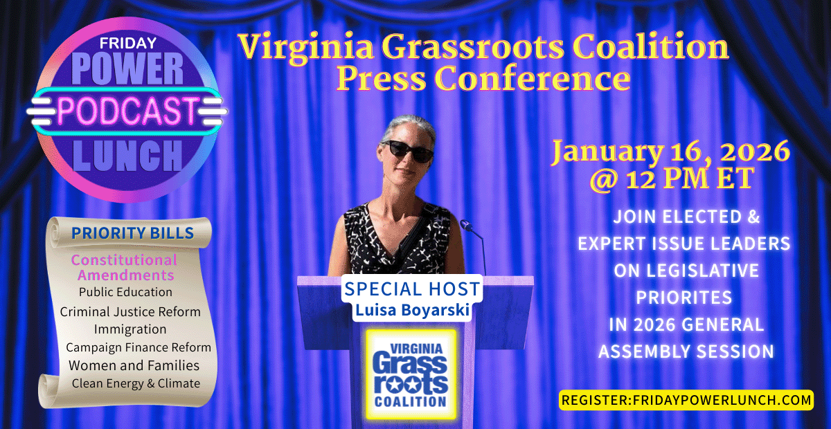 This week's Friday Power Lunch at noon