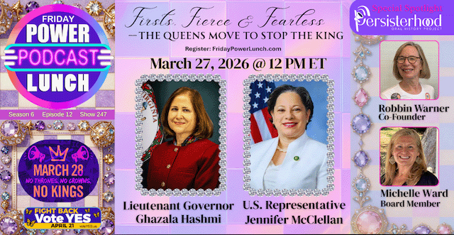 This week's Friday Power Lunch at noon