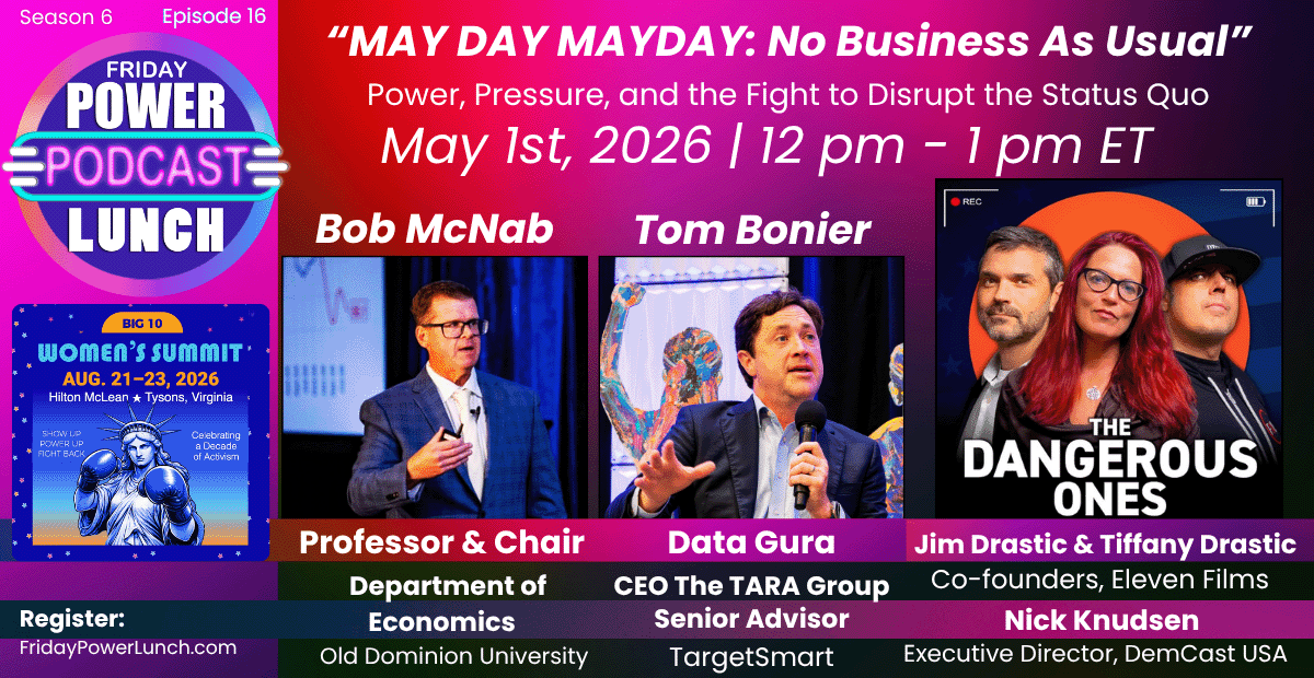 This week's Friday Power Lunch at noon