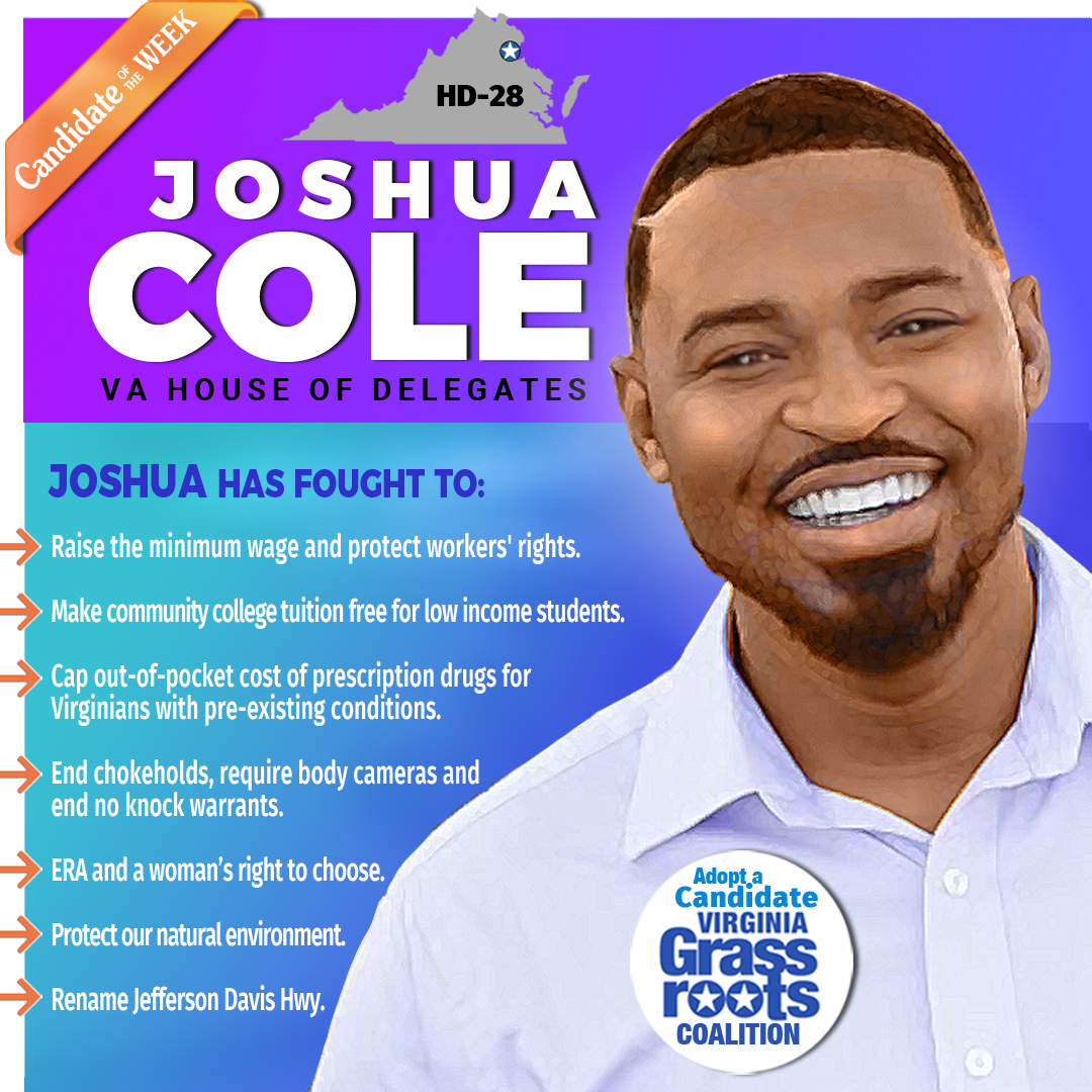 candidate of the week JOSH COLE.